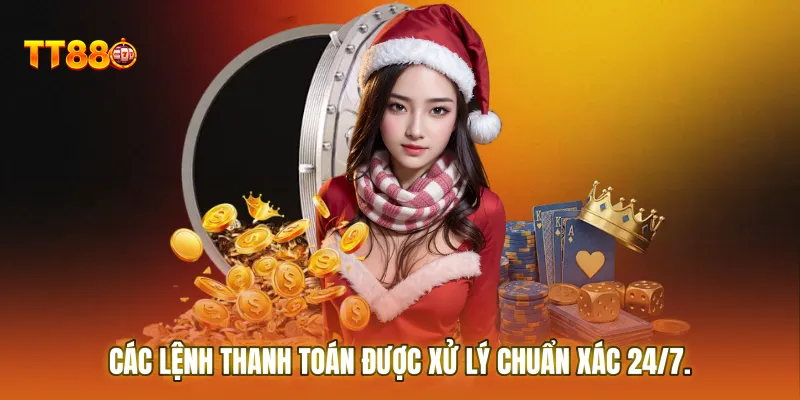 Giao diện thanh khoản thân thiện giúp quá trình Rút tiền TT88 diễn ra nhanh chóng