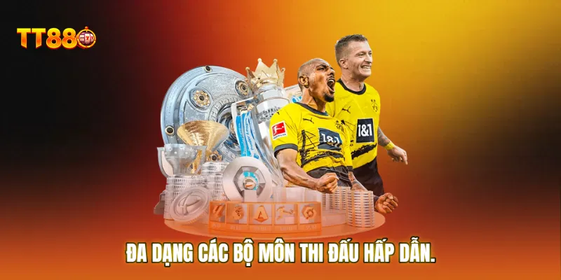 Đa dạng các bộ môn thi đấu hấp dẫn