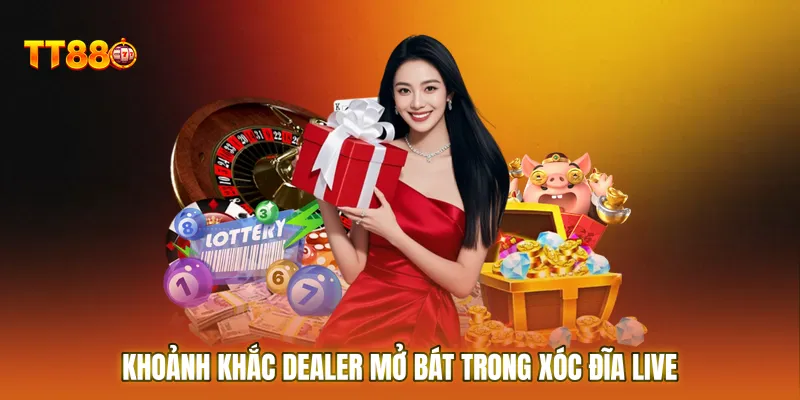 Khoảnh khắc dealer mở bát trong xóc đĩa